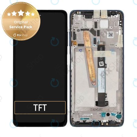 Xiaomi Poco X3 Pro - Écran LCD + Ecran Tactile + Cadre (Bleu Frost) - 560003J20S00 Genuine Service Pack