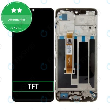 Realme C53 RMX3760 - Écran LCD + Ecran Tactile + Cadre (Mighty Black) TFT