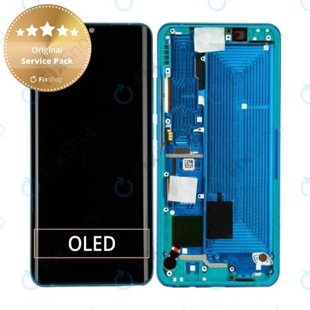 Xiaomi Mi Note 10, Mi Note 10 Pro - Écran LCD + Écran Tactile + Cadre (Vert Aurora) - 56000100F400 Genuine Service Pack