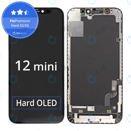 Apple iPhone 12 Mini - Écran LCD + Écran Tactile + Cadre Dur OLED FixPremium