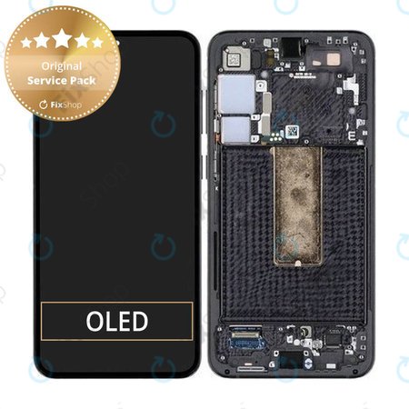 Samsung Galaxy S23 Plus S916B - Écran LCD + Écran tactile + Cadre (Noir fantôme) - GH82-30478A, GH82-30476A, GH82-30477A Genuine Service Pack