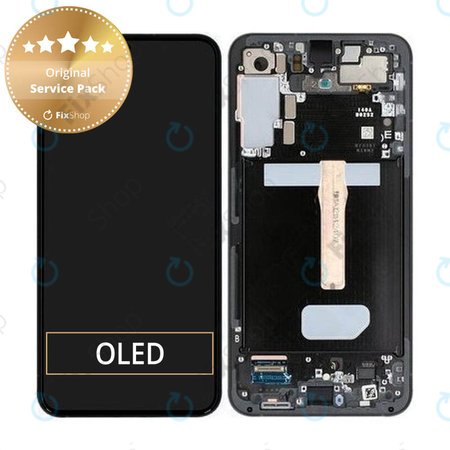 Samsung Galaxy S22 Plus S906B - Écran LCD + Écran Tactile + Cadre (Graphite) - GH82-27500E, GH82-27501E Genuine Service Pack