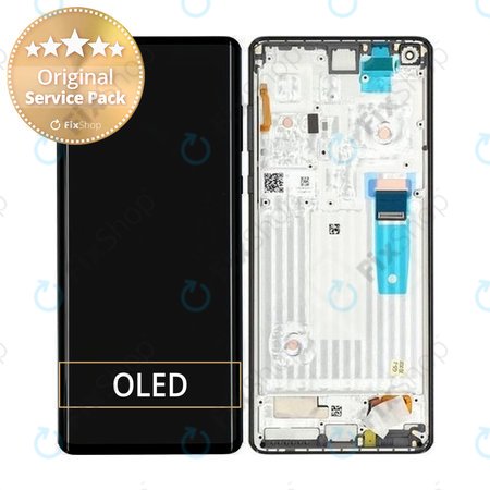 Motorola Moto Plus - Écran LCD + Écran Tactile + Cadre (Noir) - 5D68C16613, 5D68C16473 Genuine Service Pack