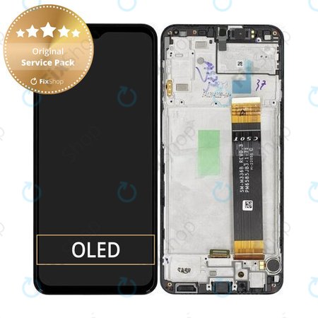 Samsung Galaxy A23 4G A235F - Écran LCD + Ecran Tactile + Cadre (Noir) - GH82-28563A, GH82-28657A Genuine Service Pack