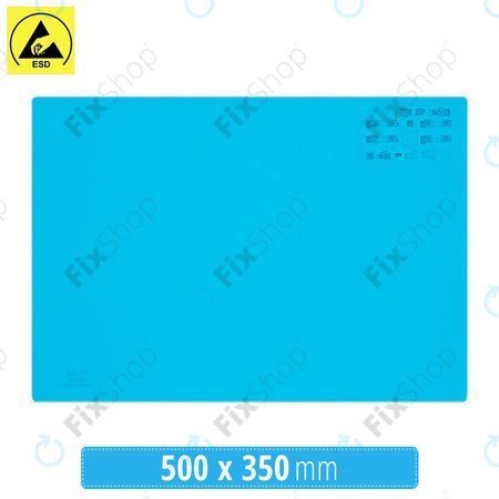 Relife RL-004FA - ESD Tapis en Silicone Antistatique Résistant à la Chaleur - 50 x 35cm