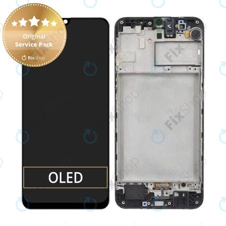 Samsung Galaxy M31 M315F - Écran LCD + Écran tactile + Cadre (Noir sidéral) - GH82-22405A, GH82-22631A Genuine Service Pack