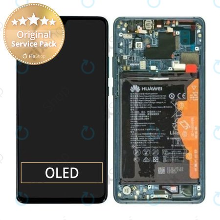 Huawei Mate 20 X 5G - Écran LCD + Écran Tactile + Cadre + Batterie (Vert Émeraude) - 02352UXT