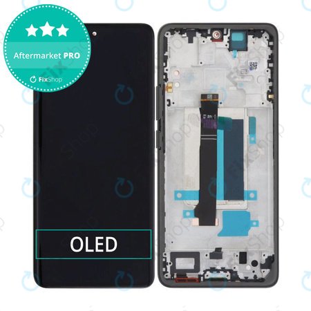 Xiaomi Redmi Note 13 Pro+ 23090RA98C - Écran LCD + Ecran Tactile + Cadre (Fushion Black) OLED