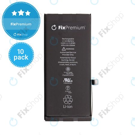 Apple iPhone 11 - Batterie 3110mAh FixPremium (10 Pack)