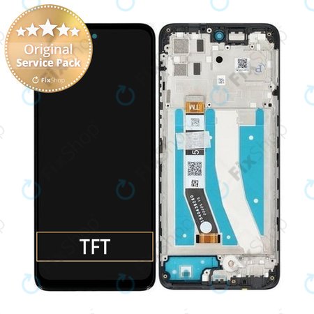 Motorola Moto G32 XT2235 - Écran LCD + Écran Tactile + Cadre (Gris Minéral) - 5D68C21151 Genuine Service Pack