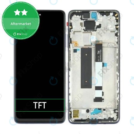 Xiaomi Redmi Note 9 Pro 5G M2007J17C - Écran LCD + Écran Tactile + Cadre (Noir) TFT