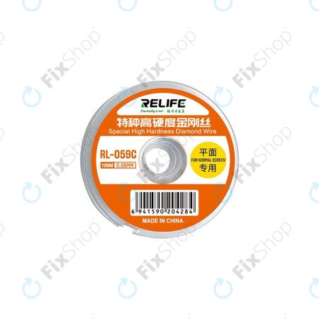 Relife RL-059C - Fil pour séparer les écrans LCD (0.08MM x 100M)